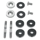 Bevestigingsset voor greep glazen draaideur