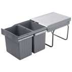 Afvalsortering volledig uittrekbaar 32 L