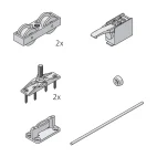 Garnitur JUNIOR 80/Z für 1 Tür