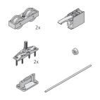 Garniture 1 porte Junior 80/Z