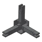 Jonction 3 voies CADRO vitrine