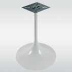 Mittelfußgestell, weiß