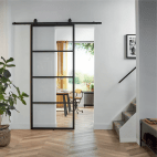 Porte coulissante BASIC TOP Verre transparent