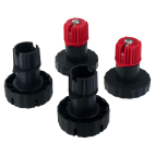 Set de pieds base large avec réglage frontal