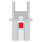 Afwerkset PURE voor schuifdeur
