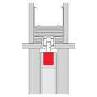 Kit de finition PURE pour porte coulissante