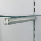 Support tablette verre et bois