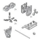 Set Junior 120/GP voor 1 deur