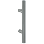 Rechte greep inox Ø32