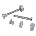 Enkel bevestigingsset voor greep draaideur