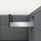 LEGRABOX BLUMOTION / TIP-ON BLUMOTION inox hoogte M