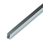 U-profiel voor glas van 8 mm
