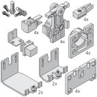 Garniture 2 portes Clipo 26 MS
