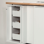 Coulisse pour porte rentrante