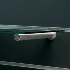 Support tablette verre et bois