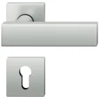 Ensemble sur rosace carrée 1003