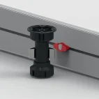 Magnetische clip voor plint