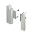 Frontbevestiging voor binnenlade METABOX hoogte 118 mm