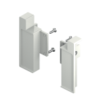 Attache façade à l'anglaise pour METABOX hauteur 118 mm