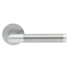 Deurkruk op platte rozet AMSTERDAM