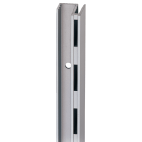 Wandschiene für Seitenabschluss, einfache Lochreihe