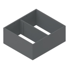 Vakindeling breedte 242 mm stalen ontwerp