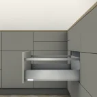 MERIVOBOX tiroir E avec tube gris indium mat