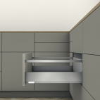 MERIVOBOX indiumgrau matt Höhe E mit Reling