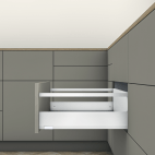 MERIVOBOX seidenweiß matt Höhe E mit Reling