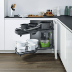 Ensemble d'angle LeMans II Arena Style fond et galerie gris anthracite