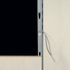 Joint pour crémaillères d'habillage mural