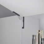 Klappenbeschlag FREEslim flap Push-to-open, Einlassmontage