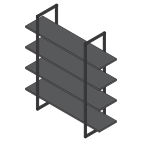 Cadres d'étagère SMART hauteur 780 mm