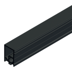 Profil vertical pour cadre de porte PS40