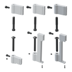 Set de pattes de fixation haut-bas