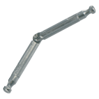 Tourillon double articulé