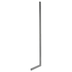 Montant de rayonnage simple face 60 x 30 mm