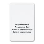 Carte pour fermeture manuelle