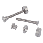 Kit de fixations simples pour poignées de porte battante