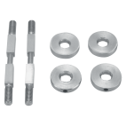Kit de fixations pour poignées de porte battante bois