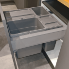 Hangende afvalemmer voor afvalsortering MERIVOBOX