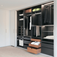 Specifiek dressing en slaapkamer
