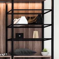 Tablettes cadre alu