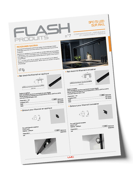 Flash #7 Spots LED sur rail FR