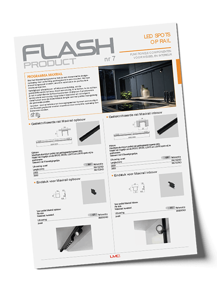 Flash #7 Spots LED sur rail NL