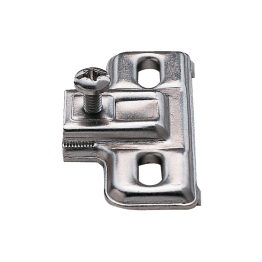 Montageplaat om te schroeven voor scharnier met korte arm