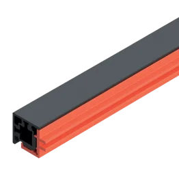 Opdekprofiel vitrine 4 en 6 mm