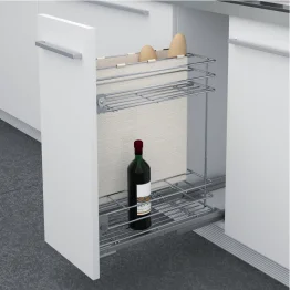 Uittrekelement voor brood en flessen