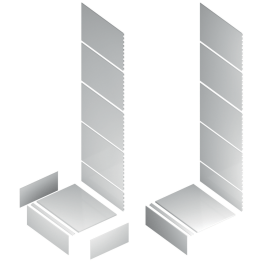 Metalen wandbekleding ES30