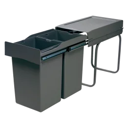 Afvalsortering volledig uittrekbaar 28 L